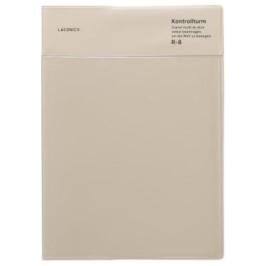 2026年3月始まり手帳 週間バーチカルレフト B6 ポケット アイボリー