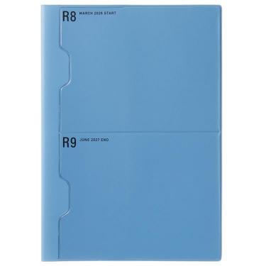 2026年3月始まり手帳 月間 A5 ポケット ブルー