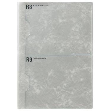 2026年3月始まり手帳 月間 A5 ポケット グレー