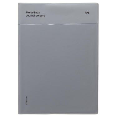 2026年3月始まり手帳 週間バーチカル B6 ライフログ ポケット グレー