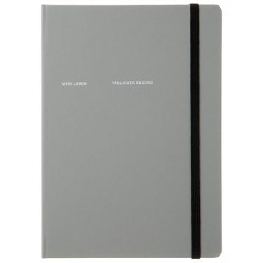 2026年3月始まり手帳 週間バーチカル B6 ライフログ ハード グレー