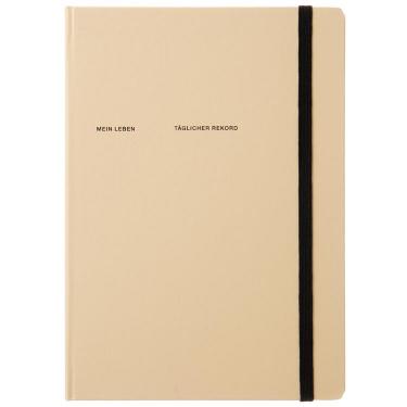 2026年3月始まり手帳 週間バーチカル B6 ライフログ ハード アイボリー