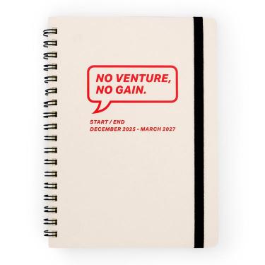 2025年12月始まり手帳 月間 B6 イン・アクション アイボリー