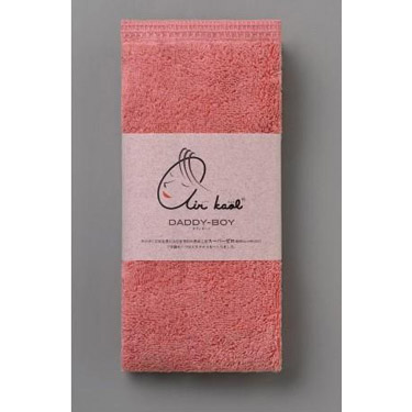 フェイスタオル 34×85cm コーラルピンク ダディボーイ エアーかおる
