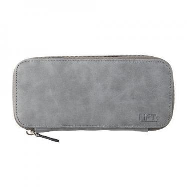 LIFT+ラウンドジップペンケース グレー