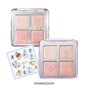 ミルフィー アイドルハイライターパレット P04 んぽちゃむ・きみまろ【数量限定】