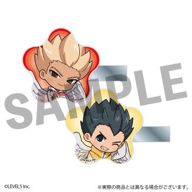 イナズマイレブン 英雄たちのヴィクトリーロード アクリルヘアクリップ 豪炎寺 修也 天使&宇都宮 虎丸 天使