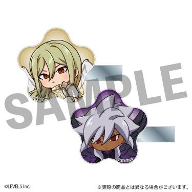 イナズマイレブン 英雄たちのヴィクトリーロード アクリルヘアクリップ アフロディ 天使&バダップ・スリード 悪魔