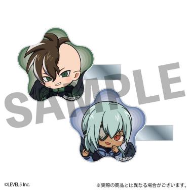 イナズマイレブン 英雄たちのヴィクトリーロード アクリルヘアクリップ 不動 明王 悪魔&佐久間 次郎 悪魔