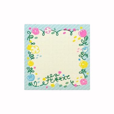 クリエイターズメモ レトロ印刷 uga 花をそえて