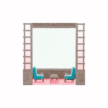 クリエイターズメモ レトロ印刷 おおの まさこ 旅館のあのスペース