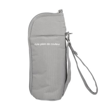 保冷・保温 フラットボトルケースマイクロ Ｌサイズ グレー【ロフト限定】