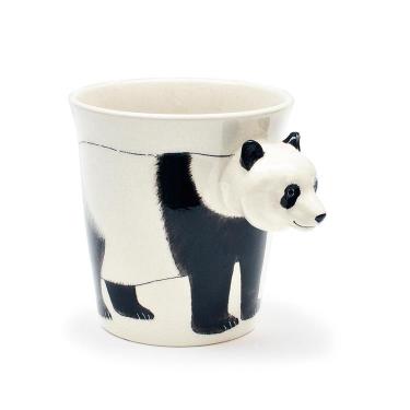 ハンドペイント立体マグカップ アニマルマグ パンダ ミーラープ