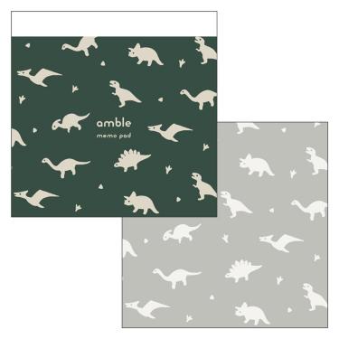 スクエアメモパッド アンブル ダイナソー