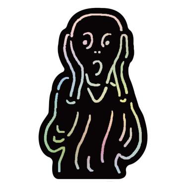 ダイカットステッカー マスターピース ムンク