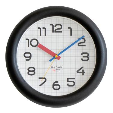 ウォールクロック ブラック WCL-022