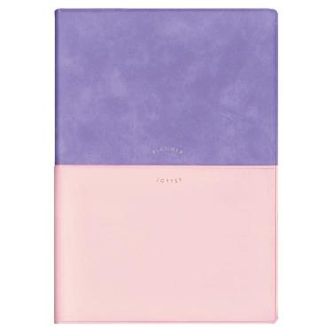 2025年4月始まり手帳 週間ブロック B6 ユニゾン バイオレット×パウダー