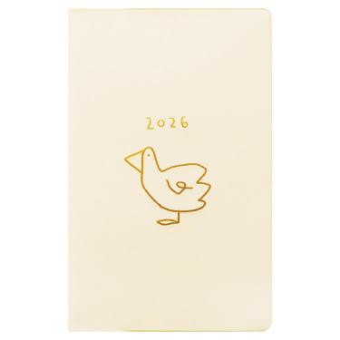 2025年10月始まり手帳 月間 B6 新書 ドゥードゥル ダック