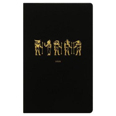 2025年10月始まり手帳 月間 B6 新書 パピルス ブラック