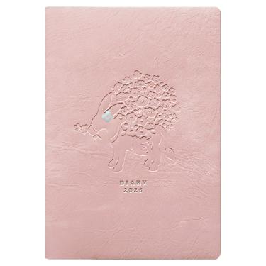 2025年10月始まり手帳 週間レフト B6 花売りのロバ フラワーピンク