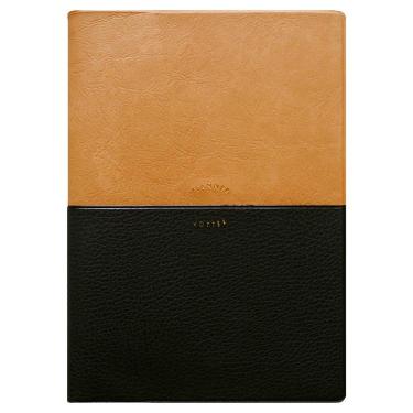 2025年10月始まり手帳 週間ブロック B6 ユニゾン キャメル×ブラック