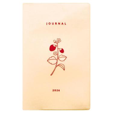 2026年1月始まり手帳 月間 B6 新書 フローラ ストロベリー