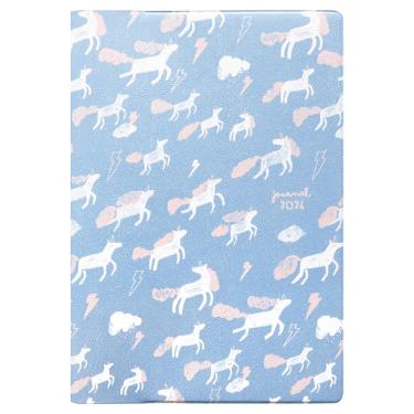 2026年1月始まり手帳 月間 B6 ユニコーンパレード ゼニスブルー