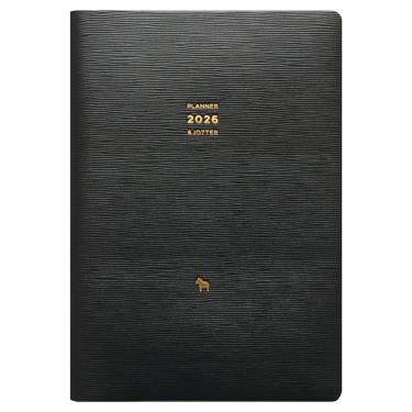 2026年1月始まり手帳 週間レフト B6 コンピス ブラック
