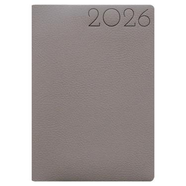 2026年1月始まり手帳 週間レフト B6 オーディナリー グレー