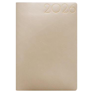 2026年1月始まり手帳 週間レフト B6 オーディナリー ベージュ