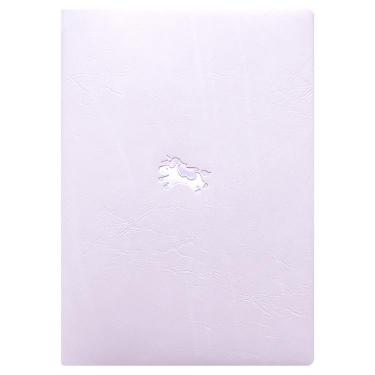 2026年1月始まり手帳 週間ブロック B6 ワンポイント ユニコーン パステルパープル