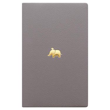 2026年1月始まり手帳 週間ブロック B6 新書 ラッキーモチーフ ゾウ