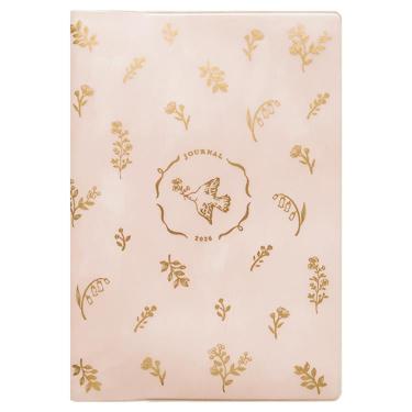 2026年1月始まり手帳 月間 B6 フルカラー フィオーリ ピンク