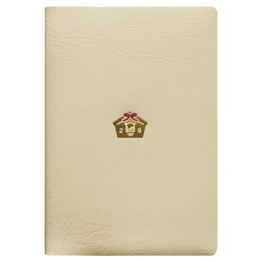 2026年1月始まり手帳 週間ブロック B6 ワンポイント 絵馬 アイボリー