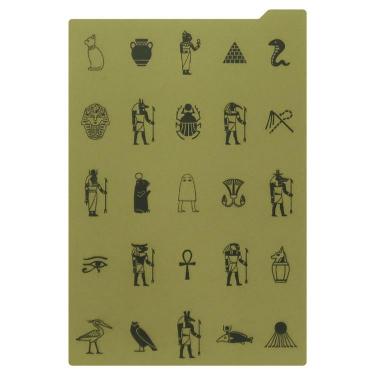 クリア下じき B6 インデックス付き エジプシャン