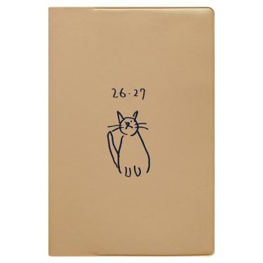 2026年4月始まり手帳 月間 B6 新書 ドゥードゥル キャット