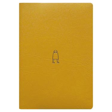 2026年4月始まり手帳 週間ブロック B6 ワンポイント メジェド マスタード