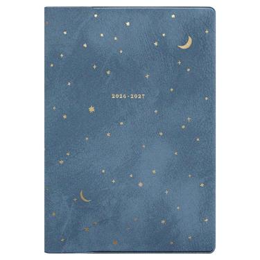 2026年4月始まり手帳 月間 B6 フルカラー ミニュイ ブルー