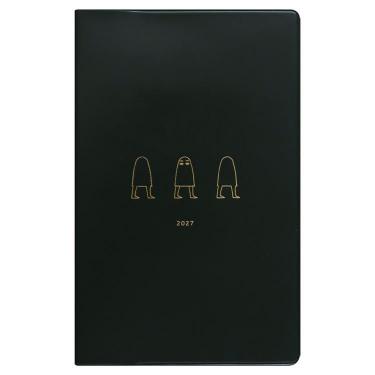 2026年10月始まり手帳 月間 新書 メジェド ブラック