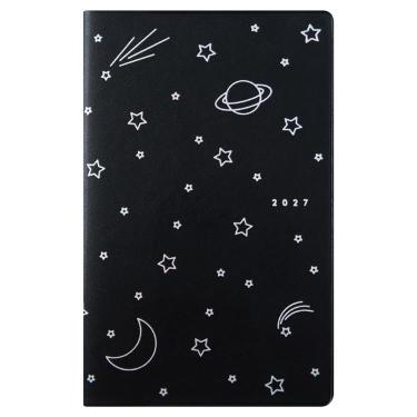 2027年1月始まり手帳 月間 新書 スペースフェアリング ブラック