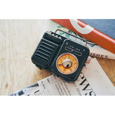 マルチレトロラジオ リラックス ブラック