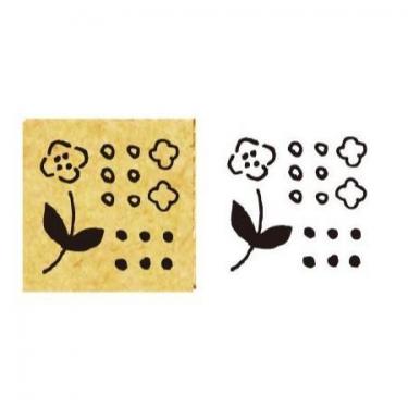 星燈社 ワンポイントスタンプ 押し花