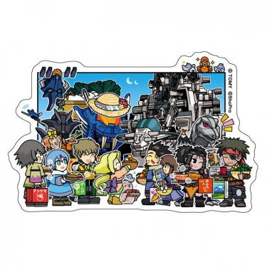 【通販限定】ゾイド ご当地ステッカー アナザーイラスト ホワイトゴルドス