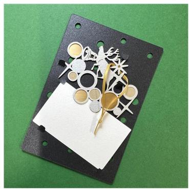 クリスマスオーナメント レーザーカット トナカイ シルバー