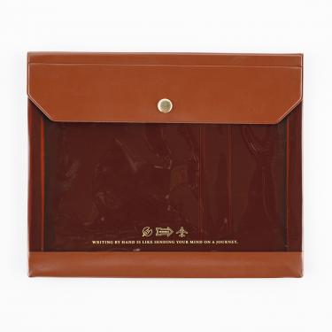 ドキュメントケース エルロン ブラウン