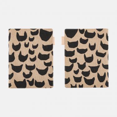 ほぼ日手帳カバーオリジナルミナペルホネン　タンバリン　カバーオンカバー ミナ ペルホネン / tambourine（navy） ［オリジナルサイズ（A6