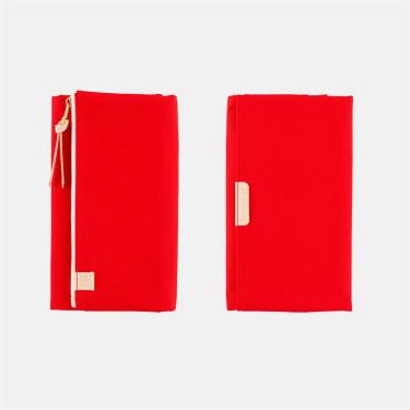 【本日限り】ボンボネロ　TENtoTENコラボver ほぼ日手帳カバー カズン トラーゲン レッド(レッド