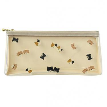 クリアペンケース アニモ ネコ【ロフト限定】