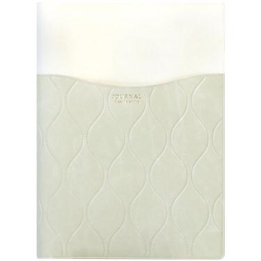 2025年10月始まり手帳 週間ブロック B6 キルティングポケット グレー