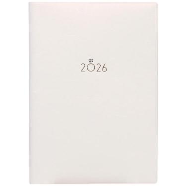 2026年1月始まり手帳 週間レフト B6 ジェム ホワイト